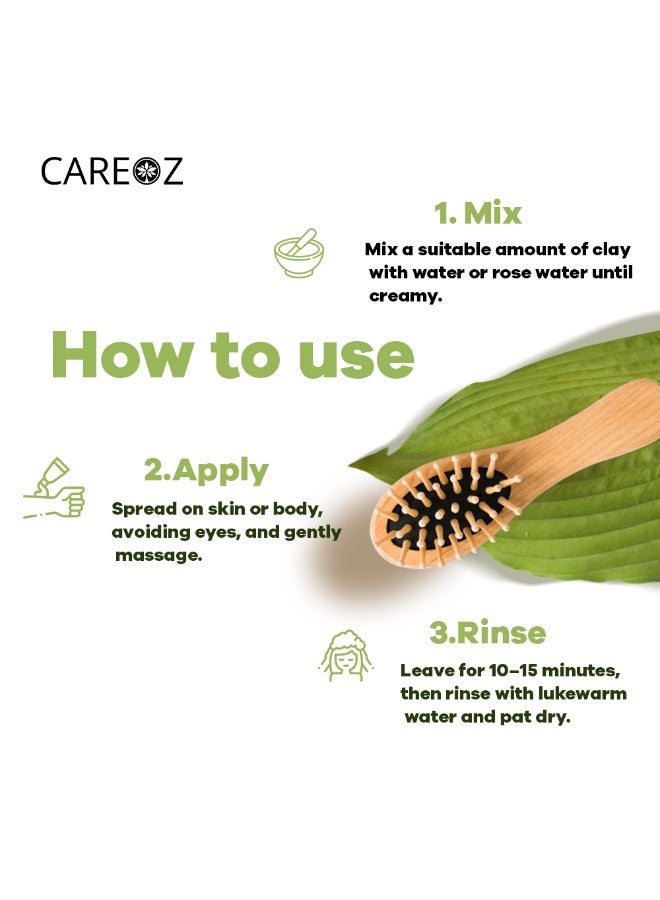 CAREOZ French Green Clay + Multani Mitti Detox & Glow Mask Duo - Image 4
